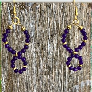 22067 Amethyst Earrings